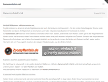 Tablet Screenshot of kameramieten.net